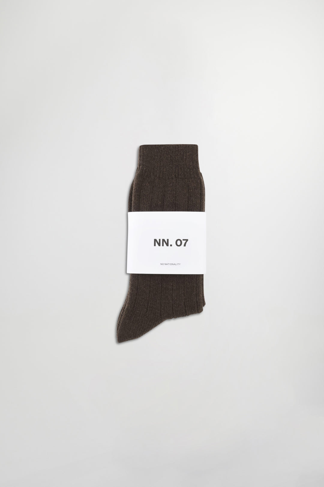 NN07 Sock One Logo 9055 Wool Sock in Demitasse | Buster McGee