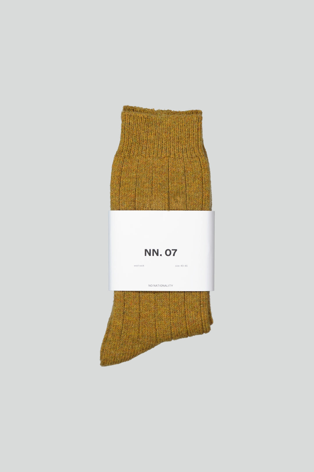 NN07 Sock One Logo 9055 Wool Sock in Light Brown | Buster McGee