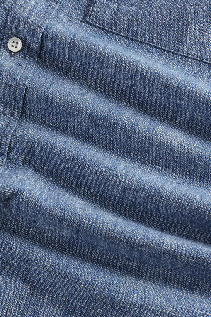 NN07 Cohen 5739 Long Sleeve Shirt in Light Indigo | Buster McGee