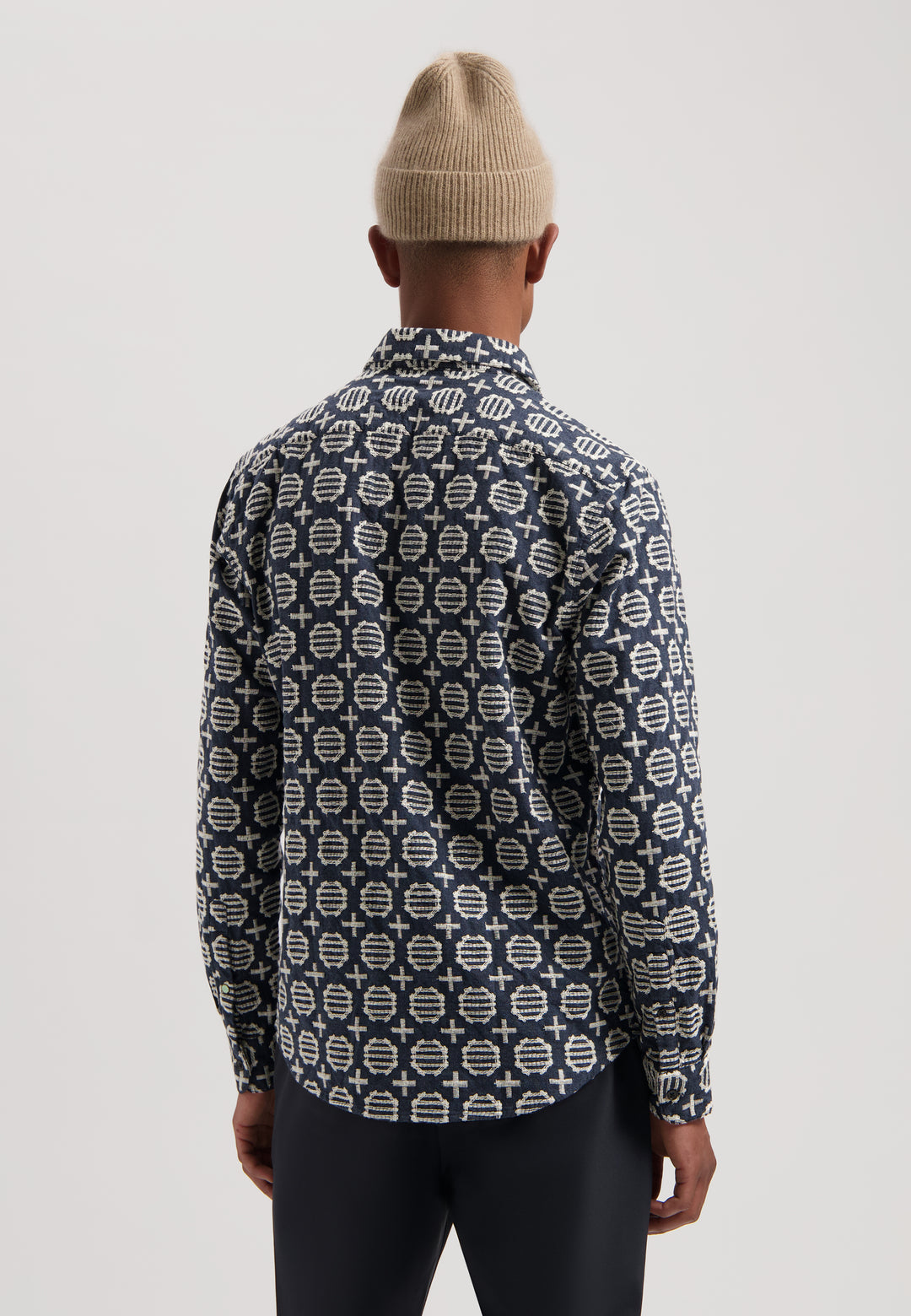 DSTREZZED Ray Longsleeve Shirt in Collegiate Blue | Buster McGee