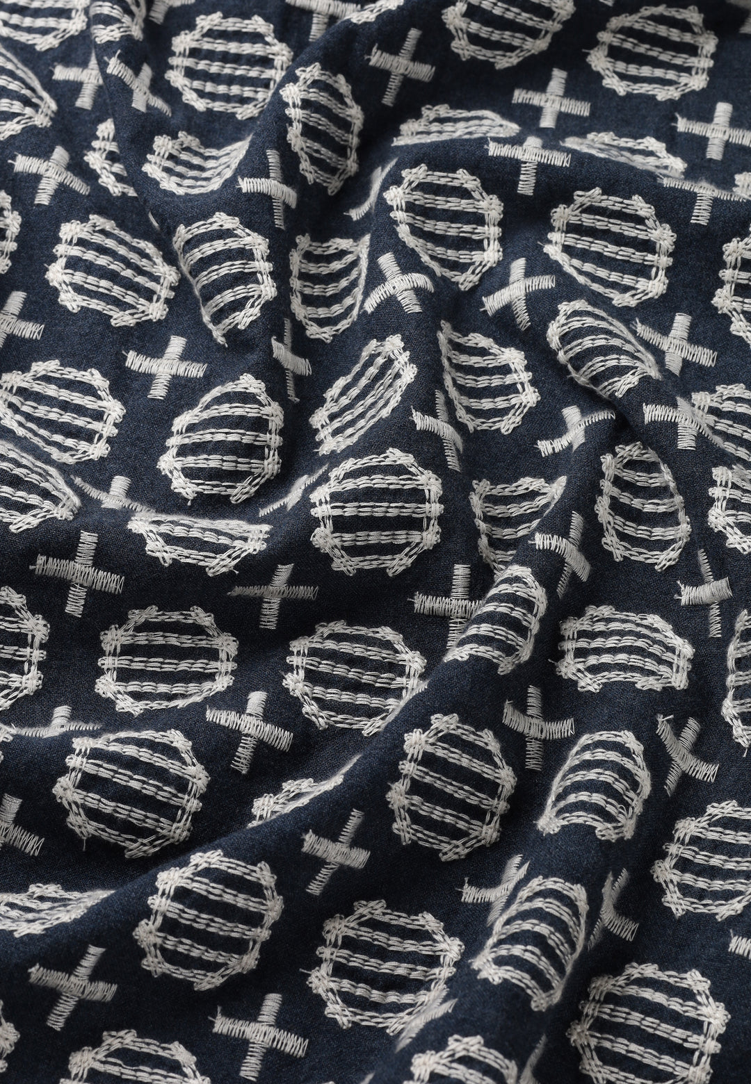 DSTREZZED Ray Longsleeve Shirt in Collegiate Blue | Buster McGee