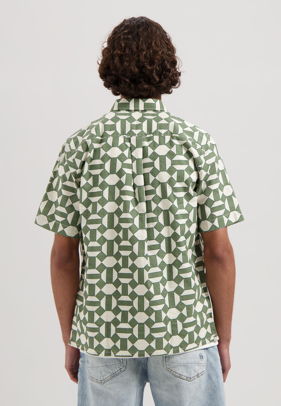 Dstrezzed Aly Shortsleeve Shirt in Light Army | Buster McGee
