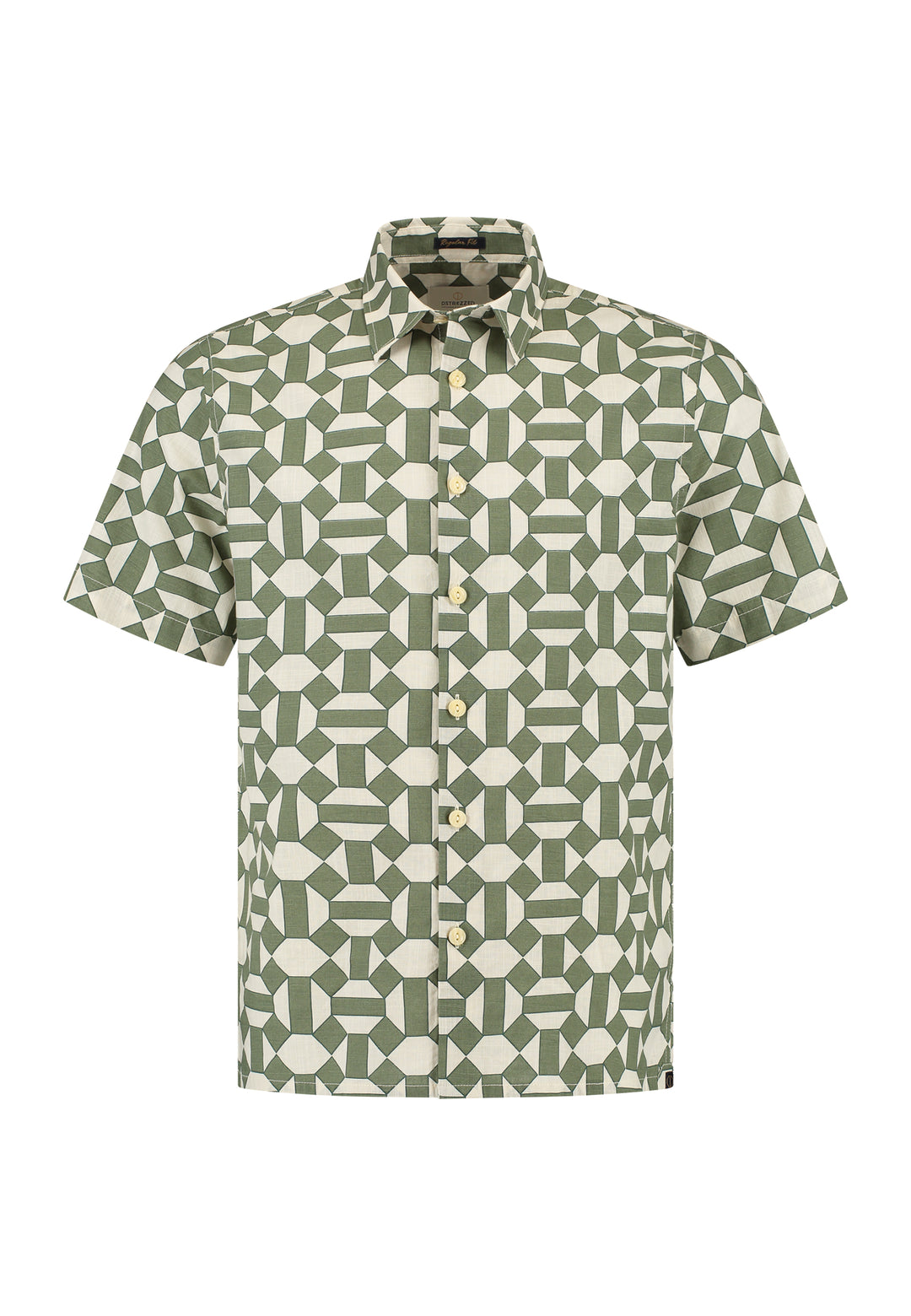 Dstrezzed Aly Shortsleeve Shirt in Light Army | Buster McGee