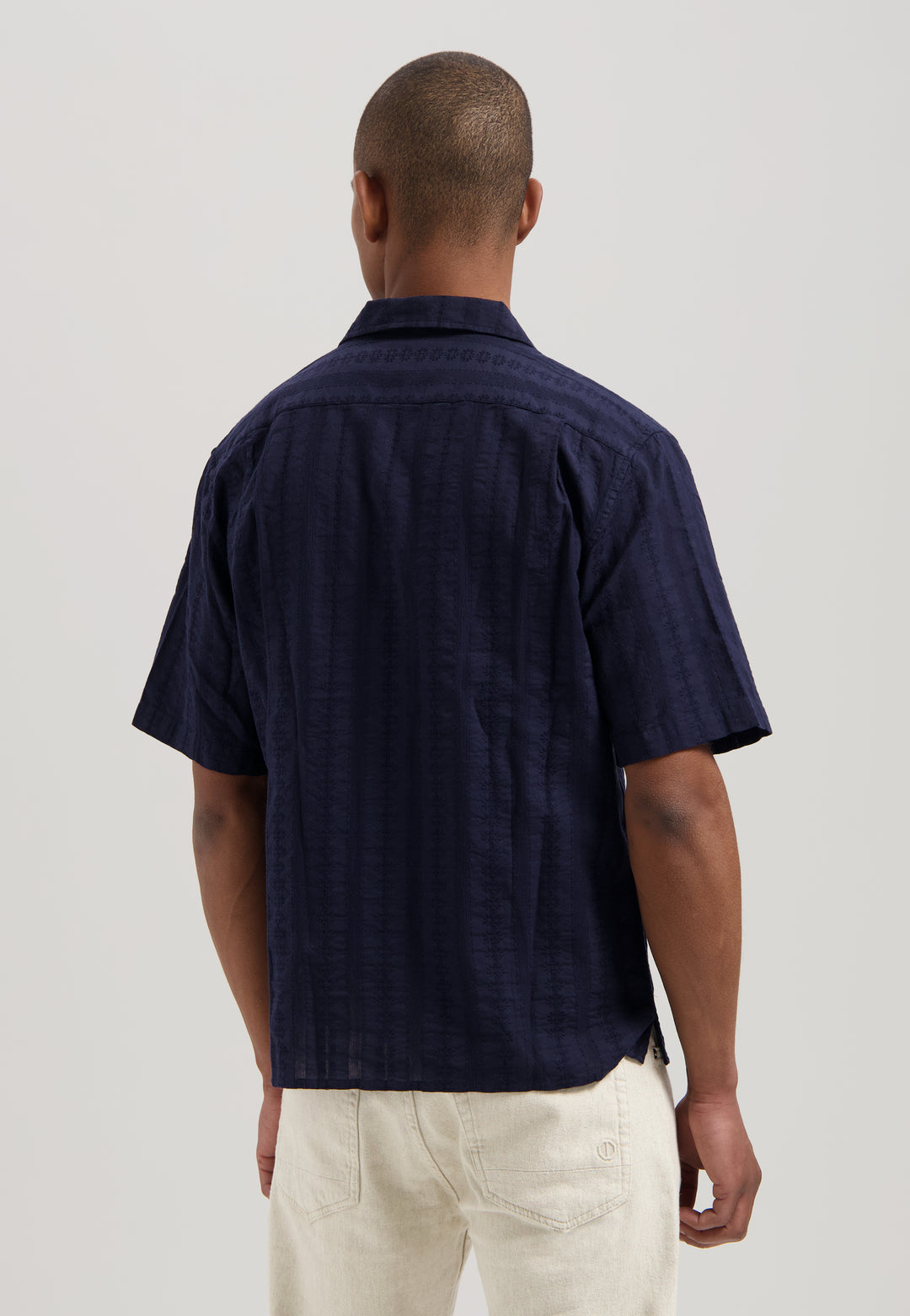 Dstrezzed Sirius Resort Shirt in Dark Navy | Buster McGee