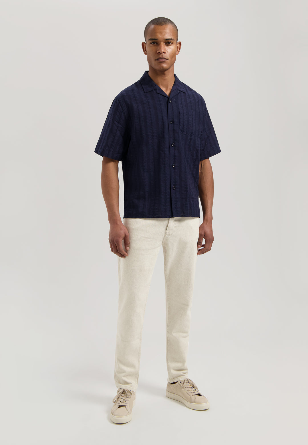 Dstrezzed Sirius Resort Shirt in Dark Navy | Buster McGee