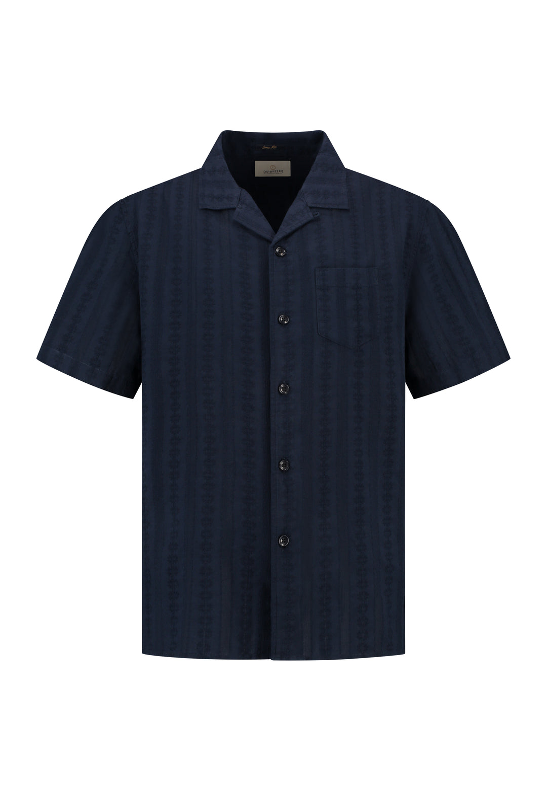 Dstrezzed Sirius Resort Shirt in Dark Navy | Buster McGee