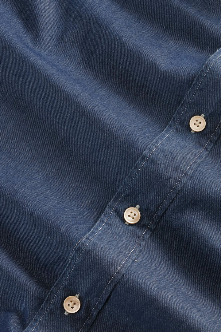 NN07 Colby 5765 Longsleeve Shirt in Medium Indigo | Buster McGee