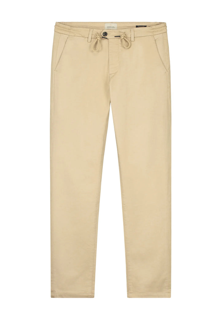Dstrezzed Lancaster Tapered Jogger Twill Knit Pant Sand | Buster McGee
