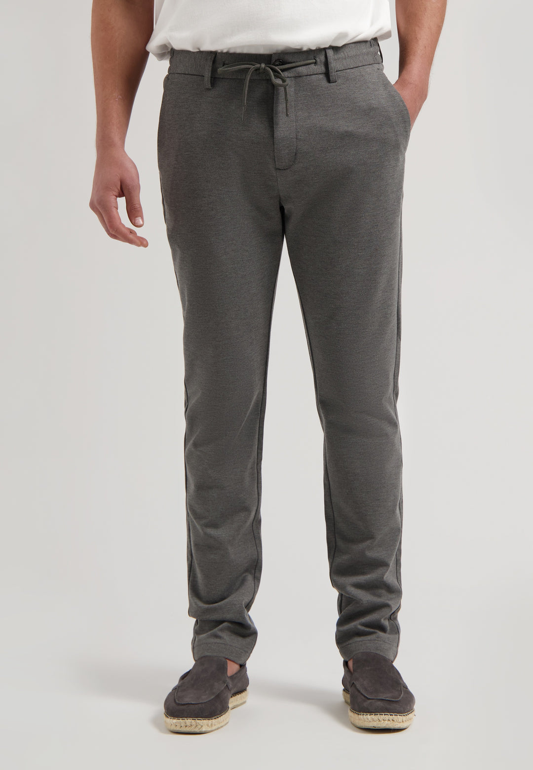 Lancaster Pattern Sweat Jogger Pant Brushed Nickel | Buster McGee