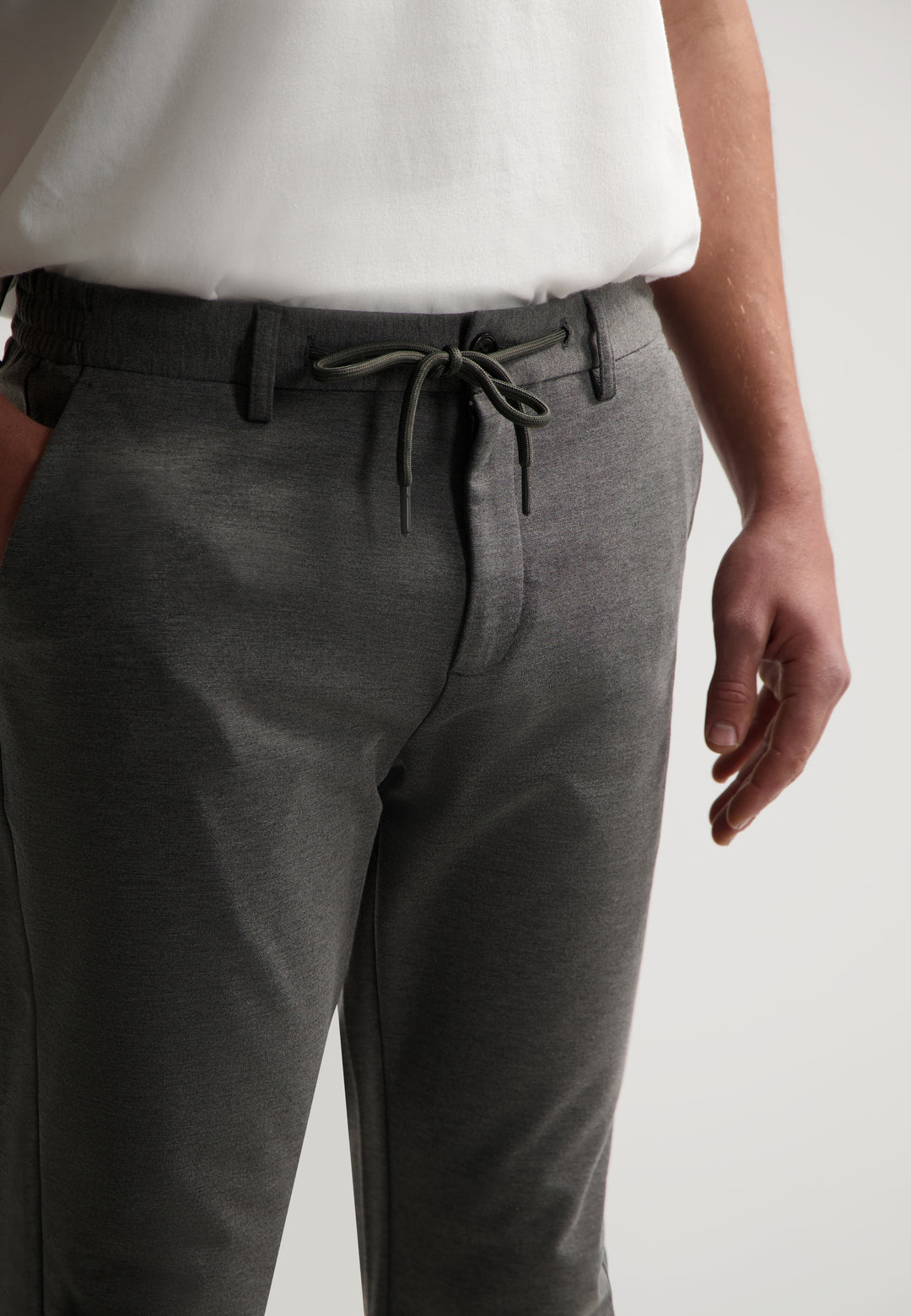 Lancaster Pattern Sweat Jogger Pant Brushed Nickel | Buster McGee
