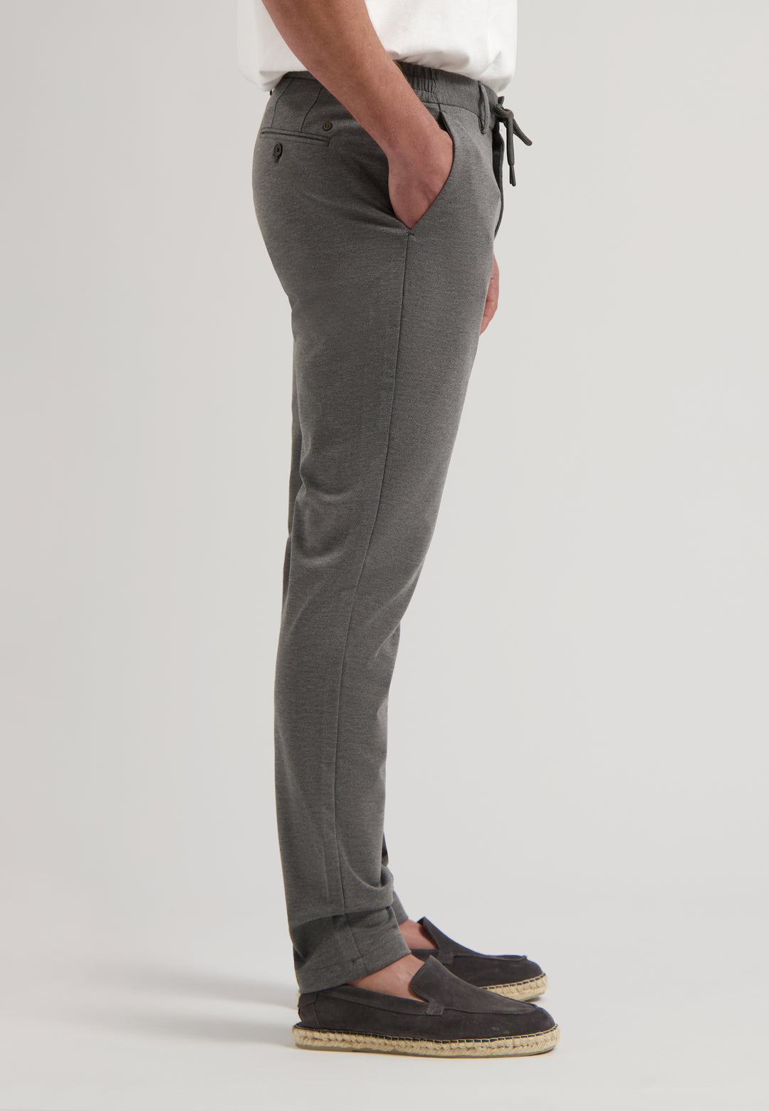 Lancaster Pattern Sweat Jogger Pant Brushed Nickel | Buster McGee