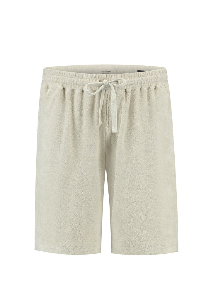 Dstrezzed Logan Towelling Shorts in Silver Birch | Buster McGee