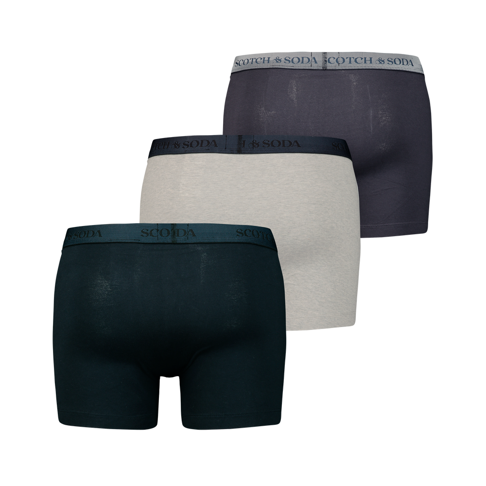 Herringbone Boxer Briefs 3 Pack in Navy | Buster McGee