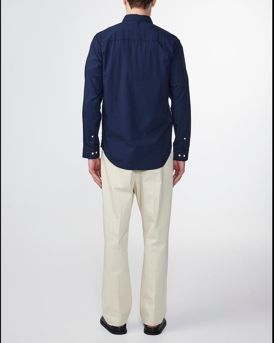 NN07 - Arne BD 5655 Longsleeve Shirt in Navy Blue | Buster McGee