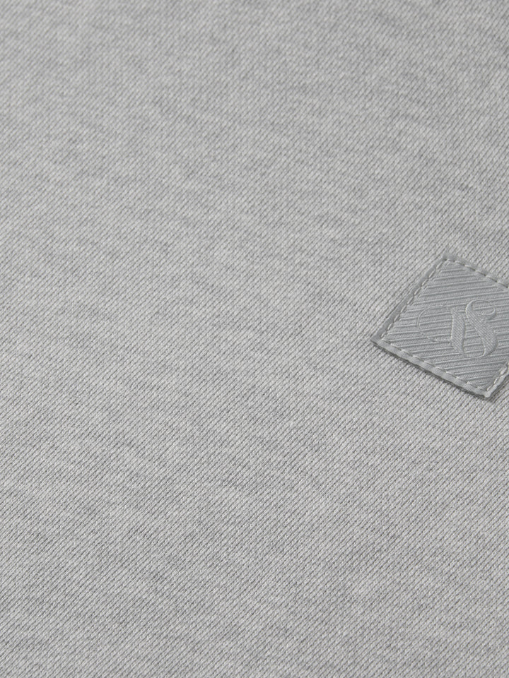 Scotch & Soda CORE Logo Hoodie in Grey Melange | Buster McGee