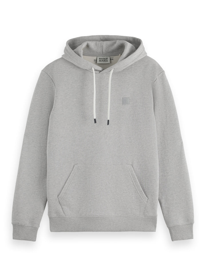 Scotch & Soda CORE Logo Hoodie in Grey Melange | Buster McGee