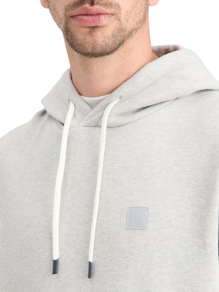 Scotch & Soda CORE Logo Hoodie in Grey Melange | Buster McGee