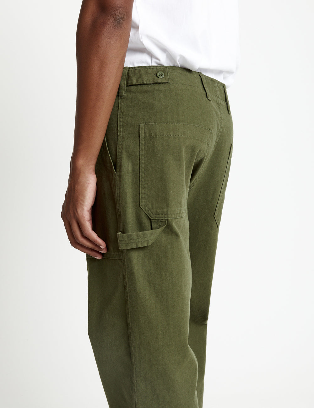 Mr Simple - Carpenter Pant in Vintage Army | Buster McGee