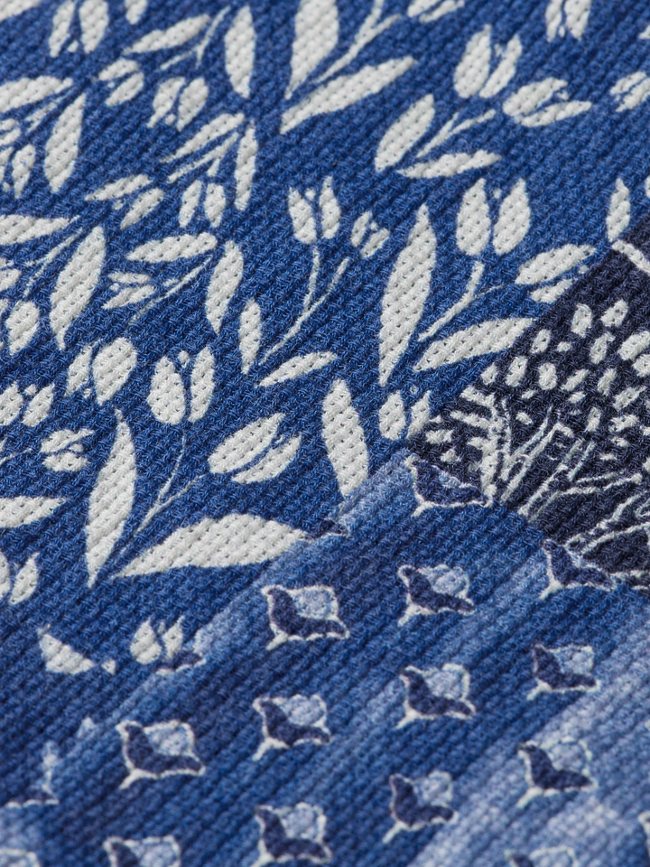 Basket Weave Short Sleeved Hawaiian Shirt Combo A 0217 | Buster McGee