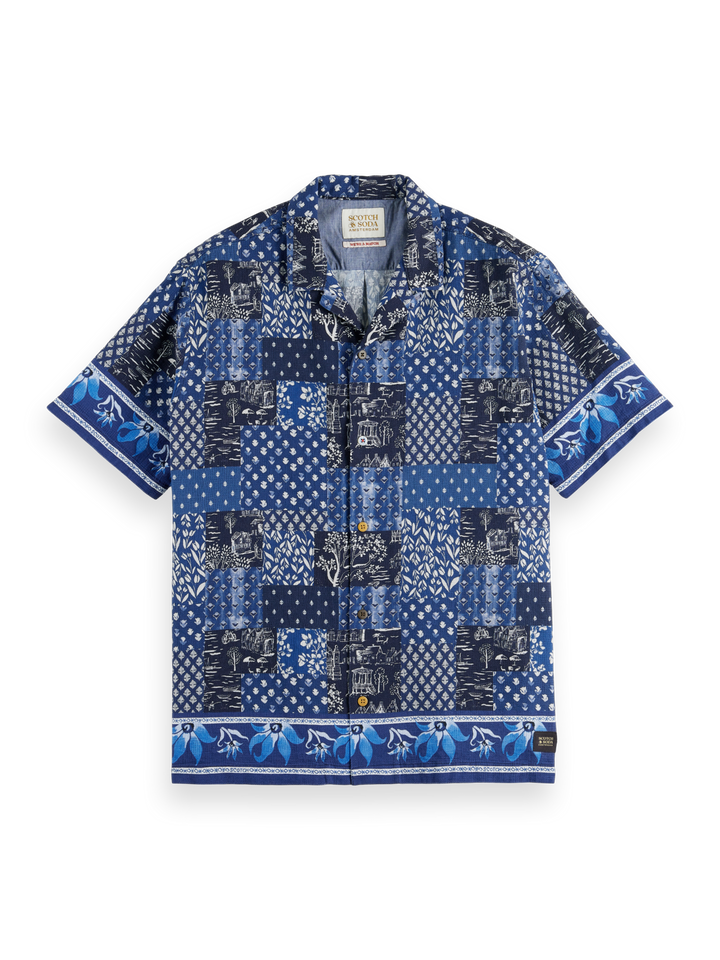 Basket Weave Short Sleeved Hawaiian Shirt Combo A 0217 | Buster McGee