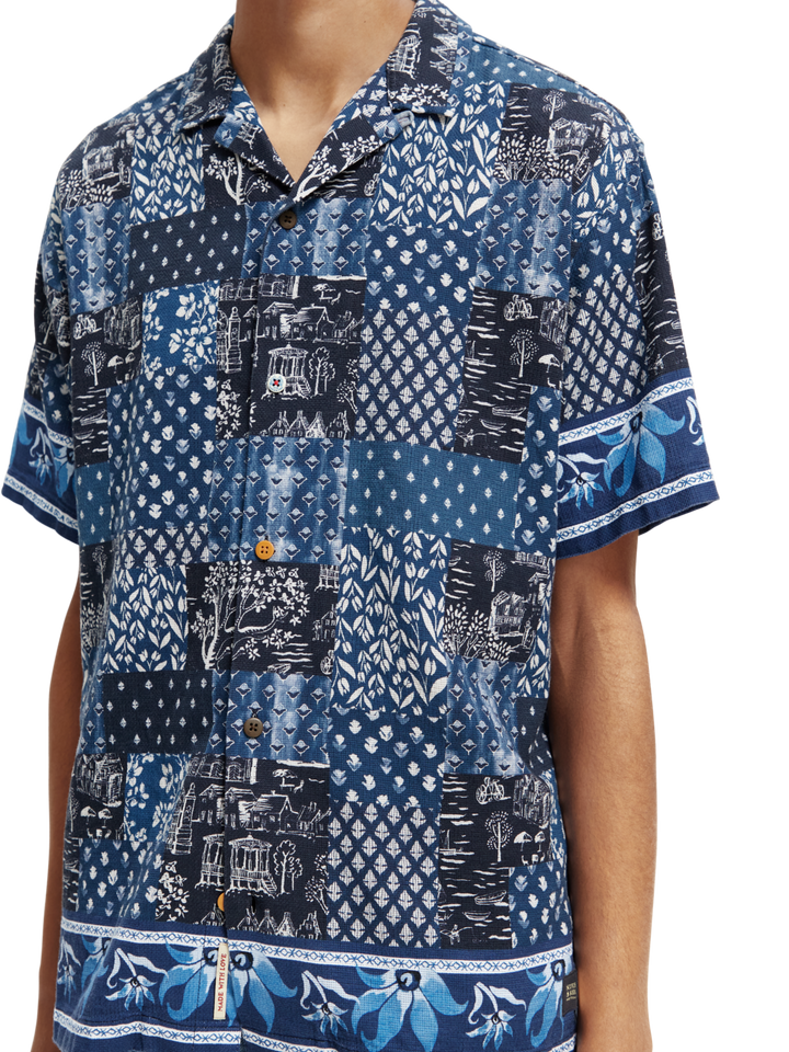 Basket Weave Short Sleeved Hawaiian Shirt Combo A 0217 | Buster McGee
