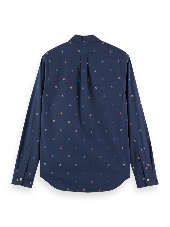 Slim-Fit Fil-Coupe Jacquard Shirt Combo C 0219 | Buster McGee