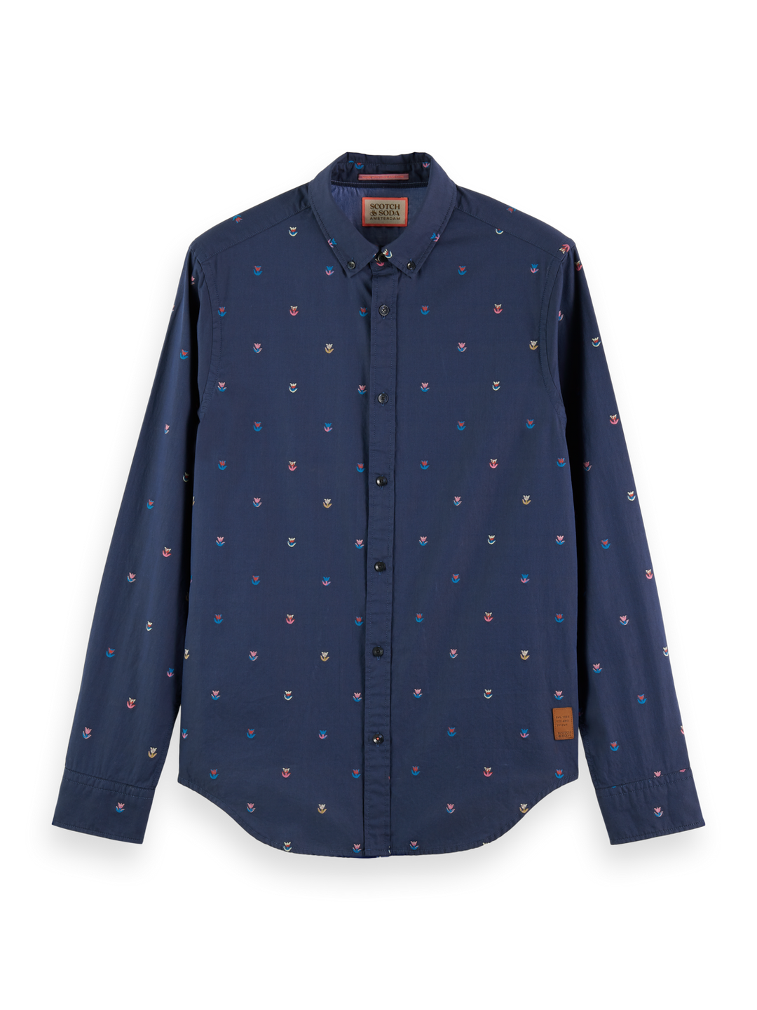 Slim-Fit Fil-Coupe Jacquard Shirt Combo C 0219 | Buster McGee