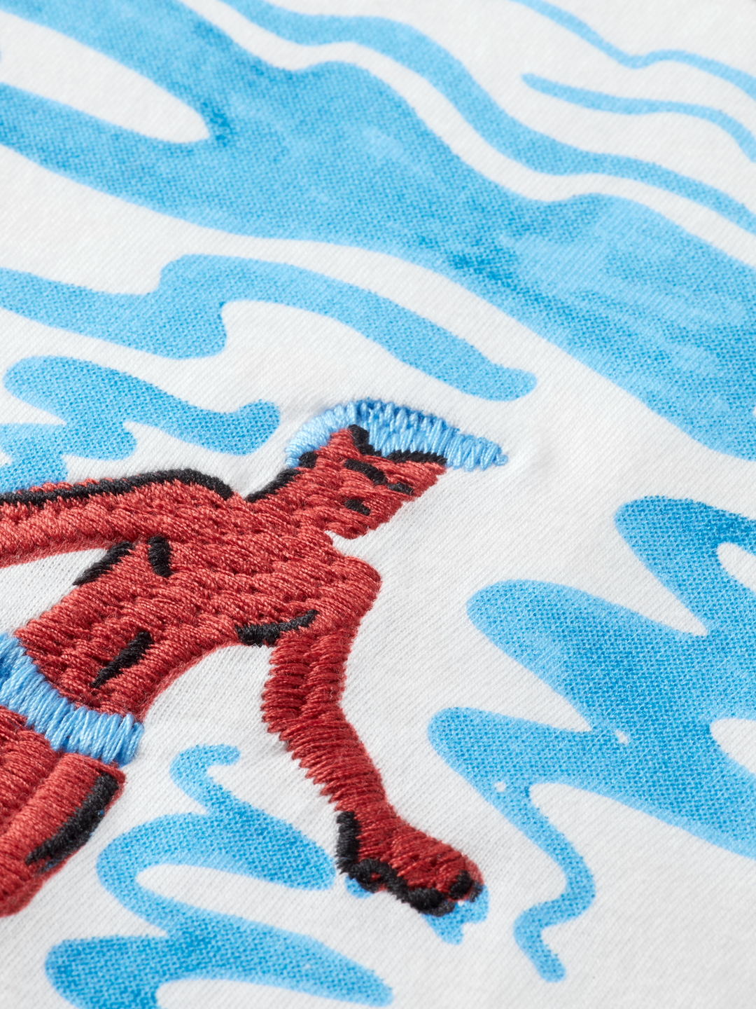 Front Back Artwork Tee in White | Buster McGee Daylesford