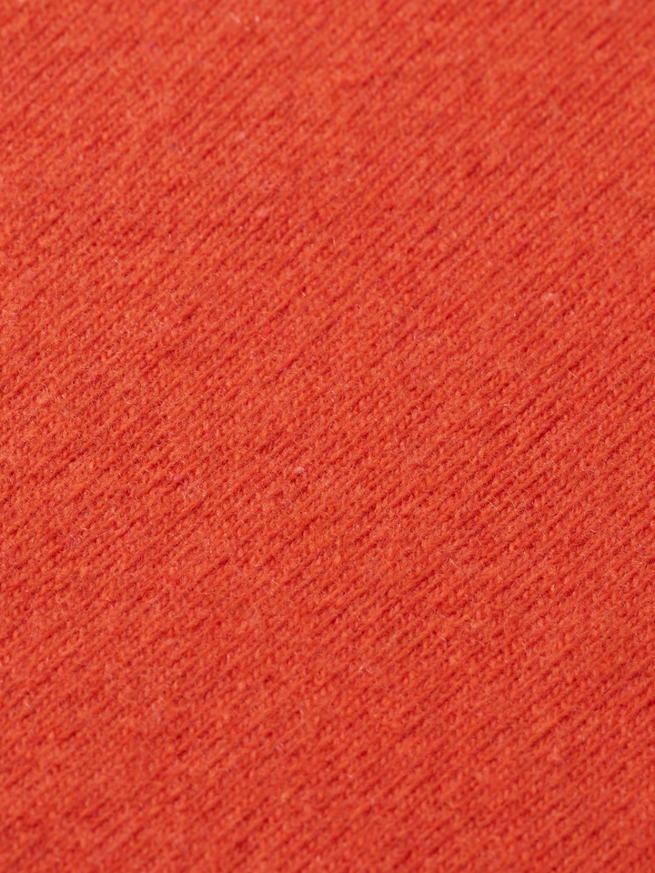 Recycled Wool-Cashmere Blend Pullover in Red Skies | Buster McGee