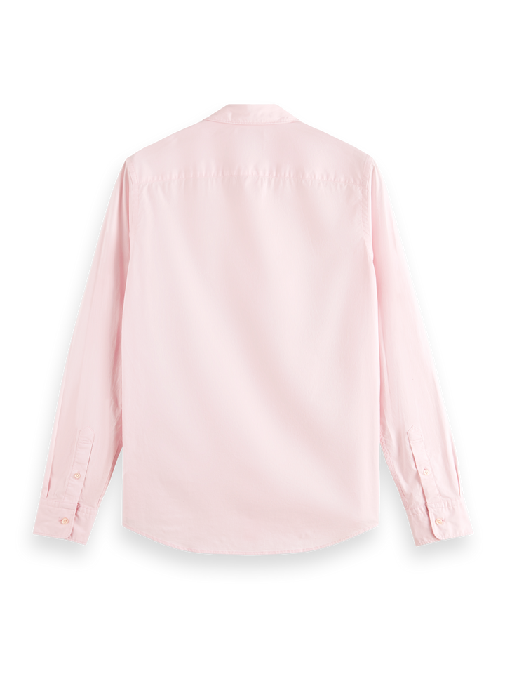 Essential Slim Fit Poplin Shirt in Pink Cloud | Buster McGee