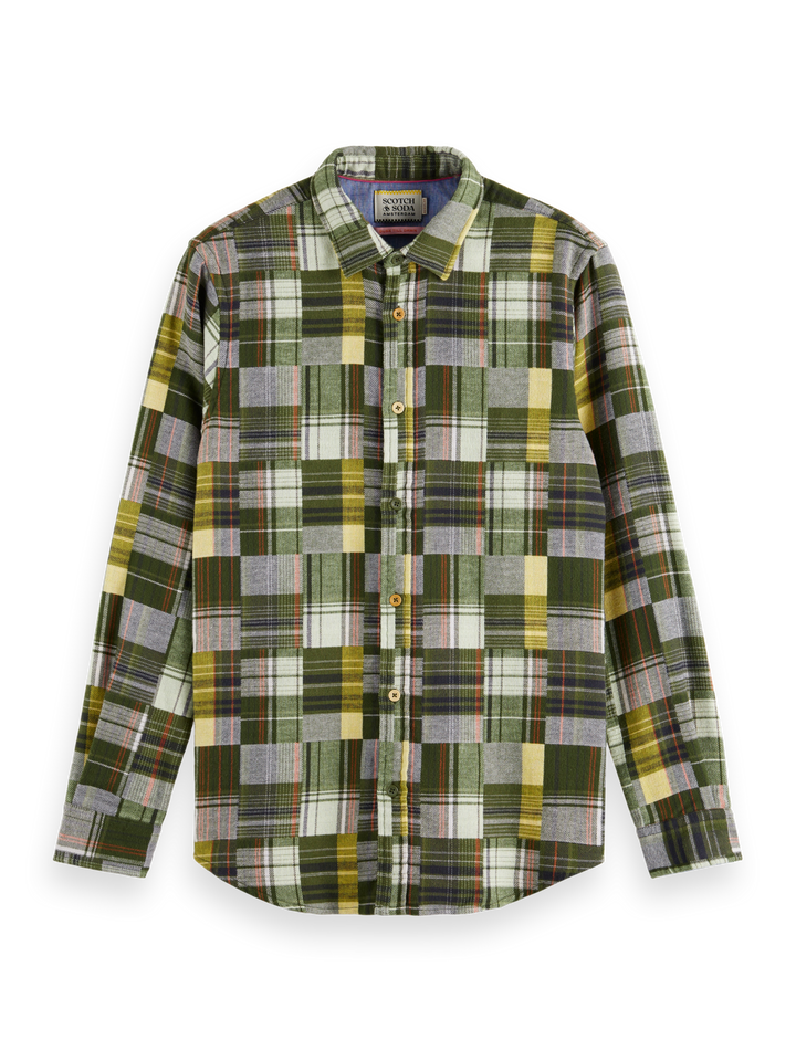 Flannel Check Shirt in Green Check | Buster McGee