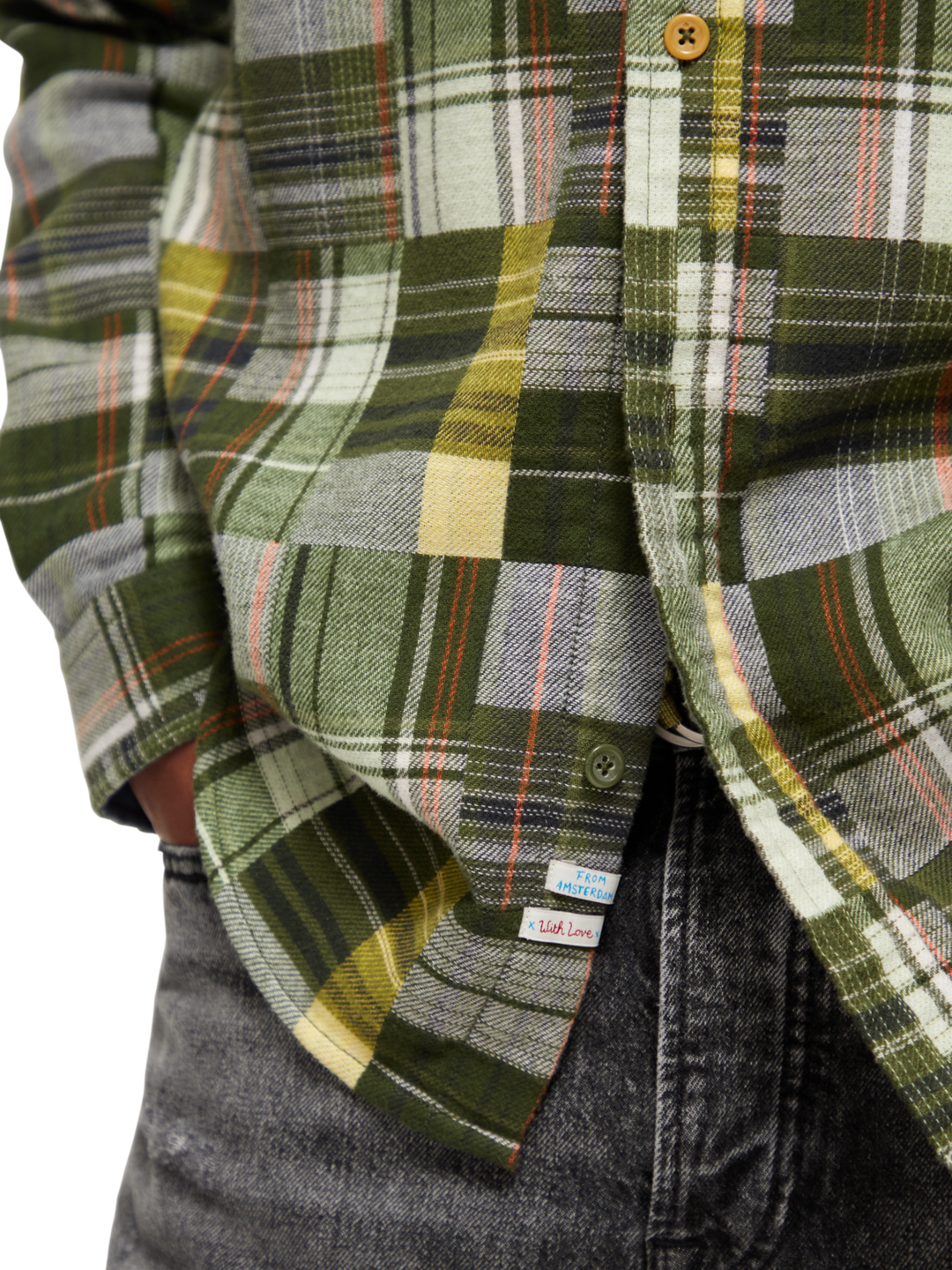 Flannel Check Shirt in Green Check | Buster McGee