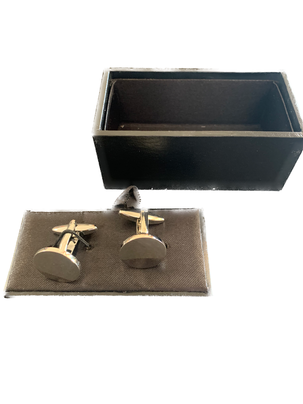 Fellini - Plain Silver Round Cufflinks | Buster McGee