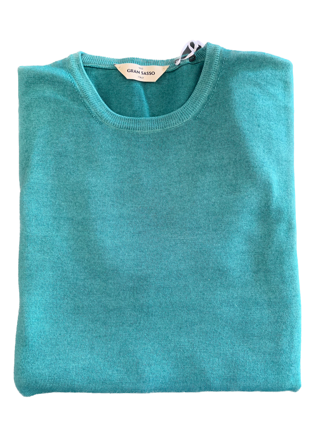 Gran Sasso - Men's Vintage Merino Crewneck in Jade | Buster McGee