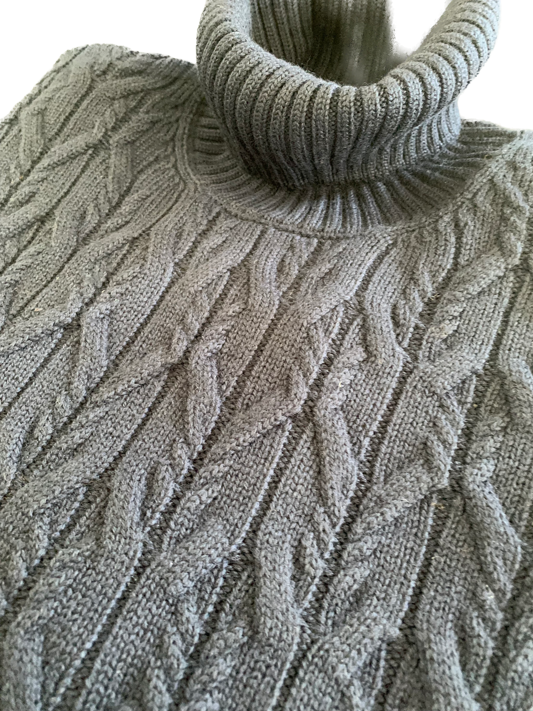 Gran Sasso - Merino Turtle Neck Knit in Navy Blue | Buster McGee