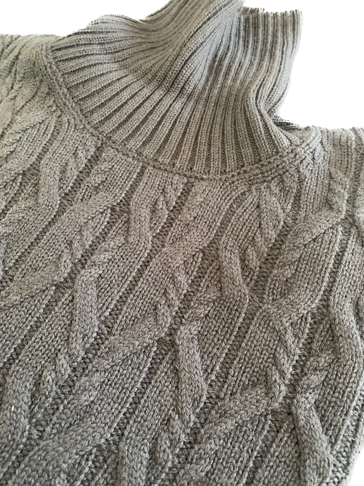 Gran Sasso - Merino Turtle Neck Knit in Black | Buster McGee