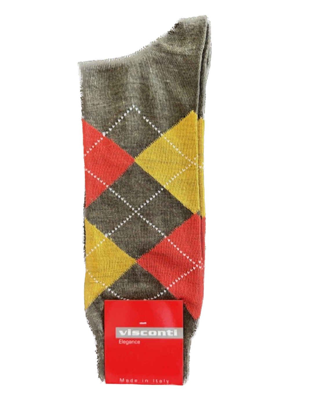 Visconti Argyle Wool Blend Socks in Sottobosco | Buster McGee