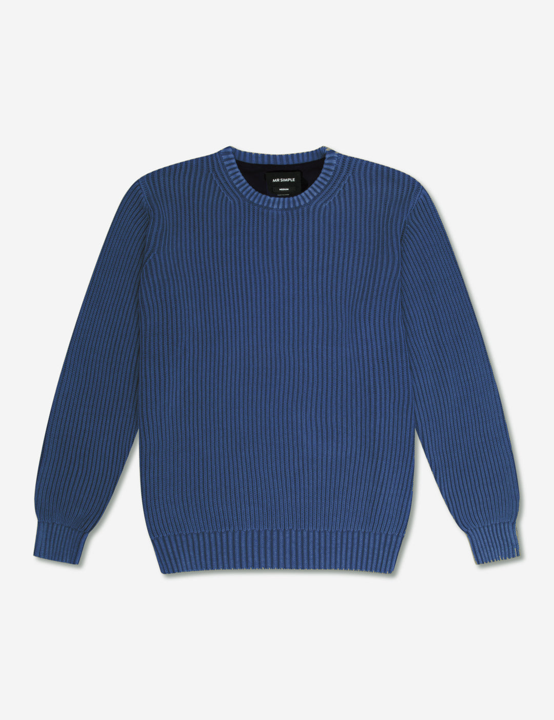 Mr Simple Fisher Chunky Knit in Navy | Buster McGee