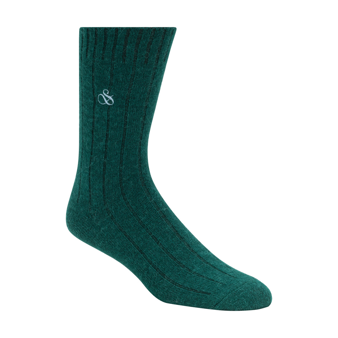 Scotch & Soda 1 Pack Men's Crew Socks in Green | Buster McGee