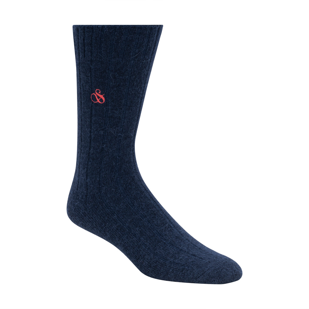 Scotch & Soda 1 Pack Men's Crew Socks in Navy | Buster McGee