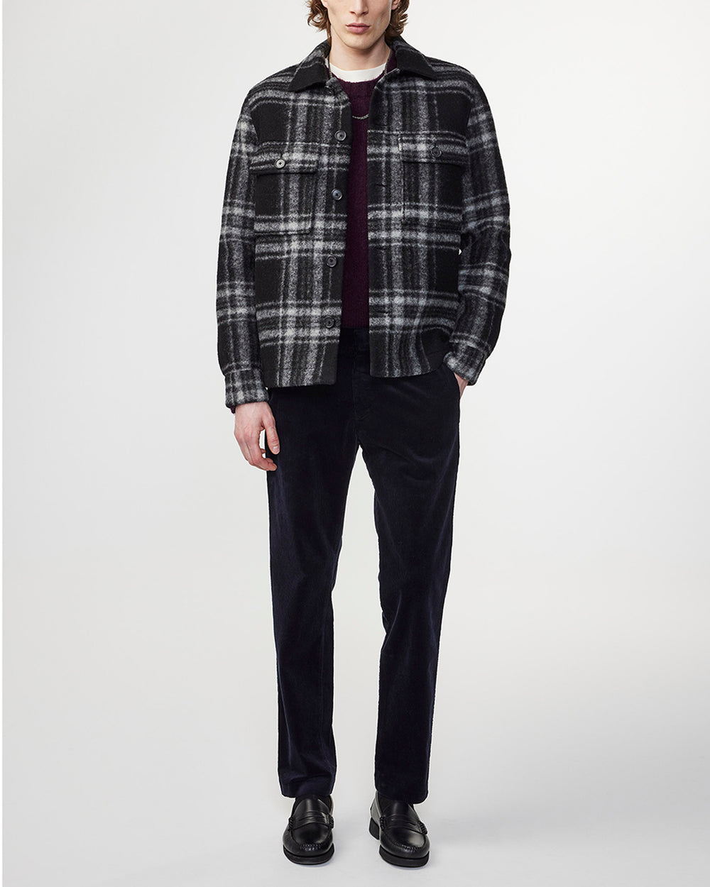 NN07 - Theo 1322 Corduroy Pant in Navy Blue | Buster McGee