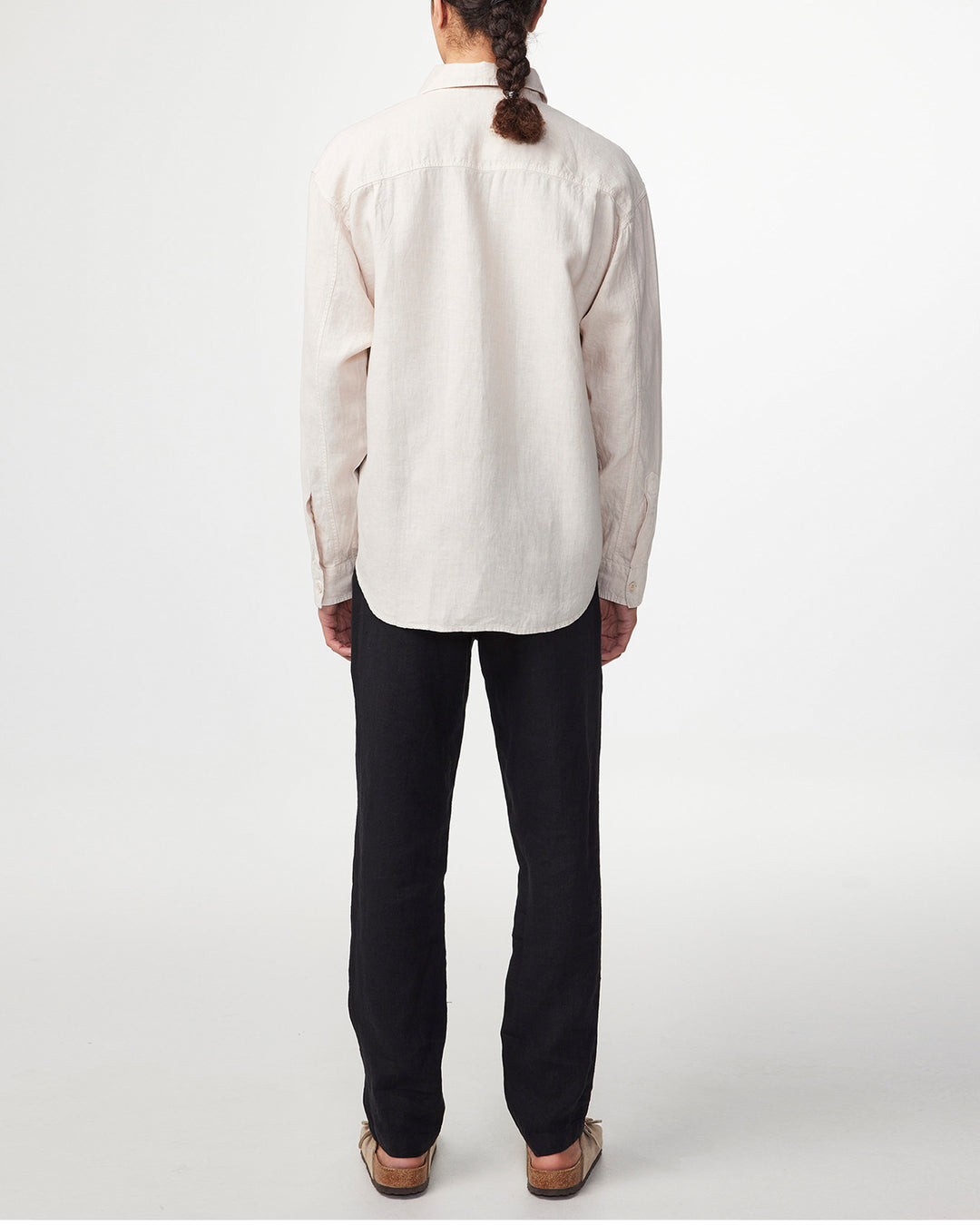 NN07 - Adwin 5706 Linen LS Shirt in Oat | Buster McGee Daylesford