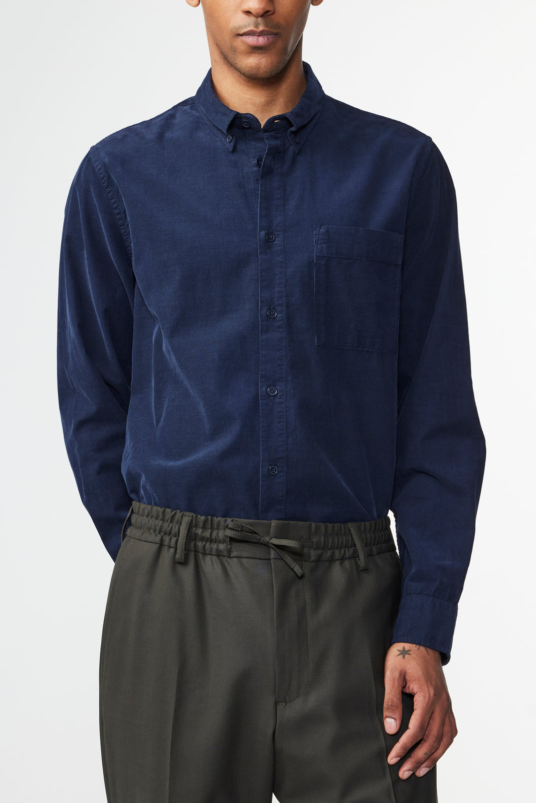NN07 - Arne BD 5082 Shirt in Navy Blue | Buster McGee