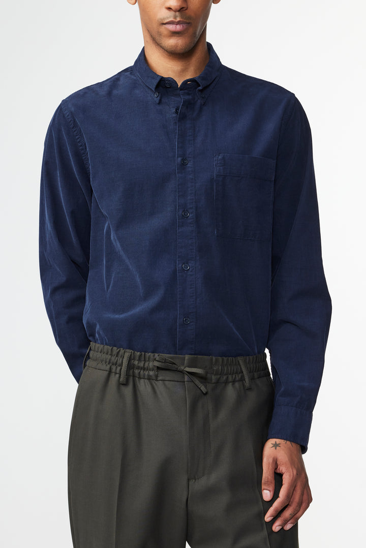 NN07 - Arne BD 5082 Shirt in Navy Blue | Buster McGee