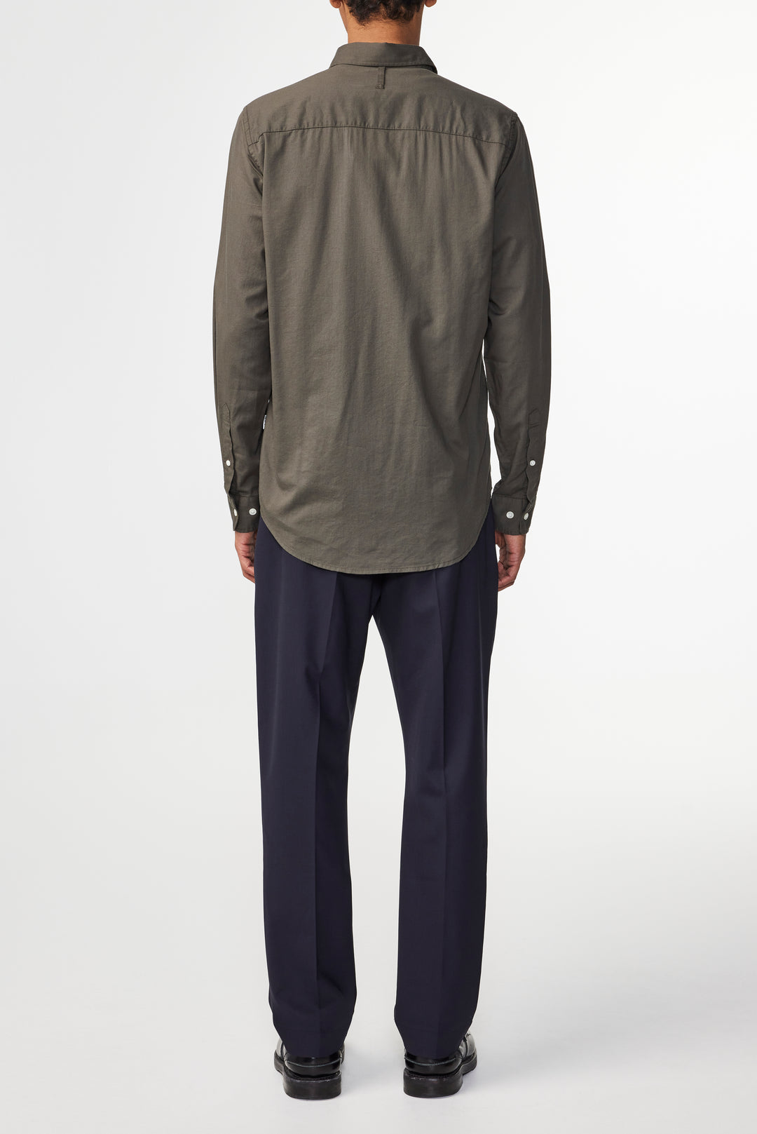 NN07 Arne BD 5655 Longsleeve Shirt in Dark Army