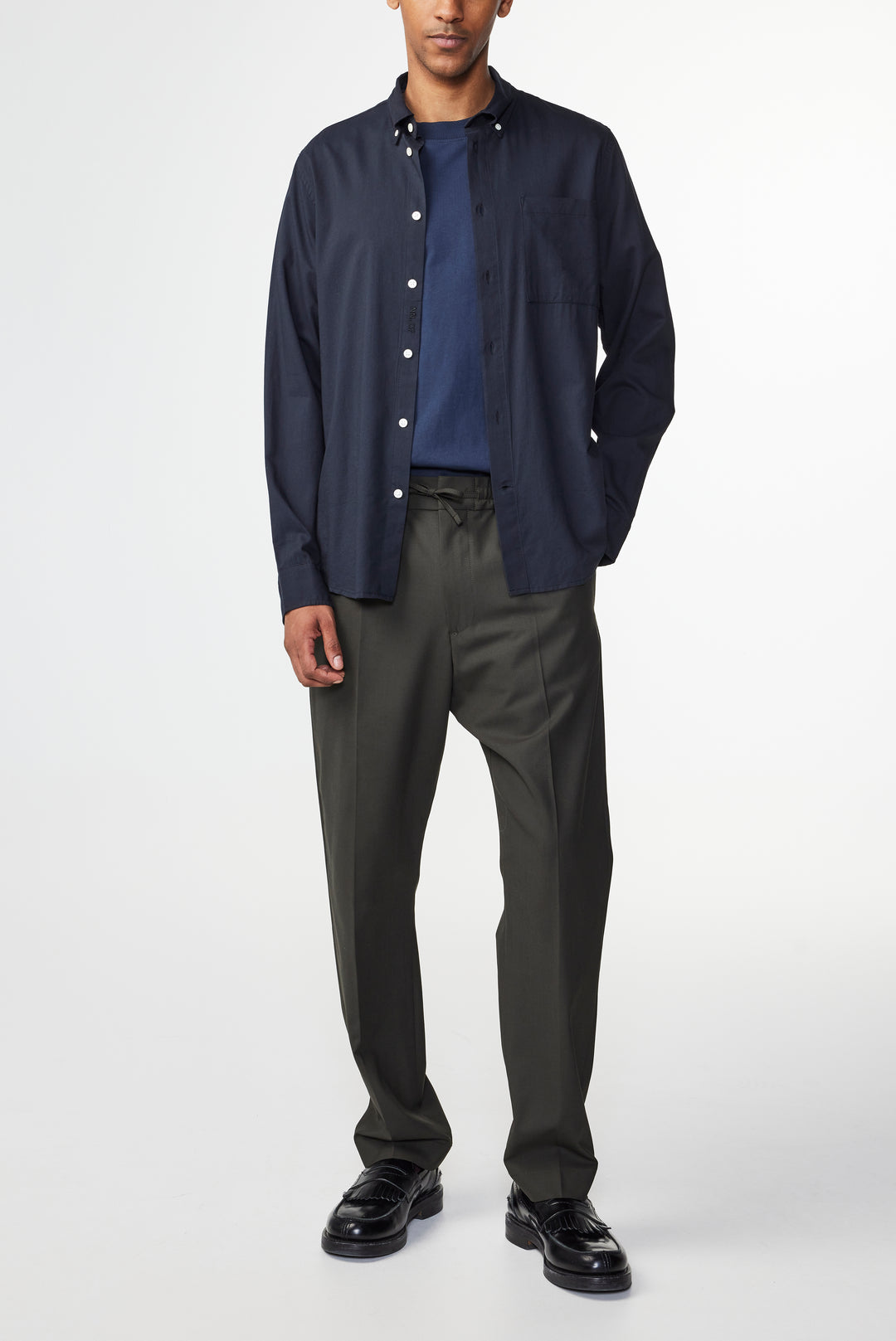 NN07 Arne BD 5655 Longsleeve Shirt in Black