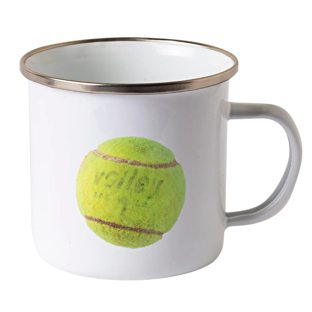 Sporting Nation - Vintage Tennis Ball Enamel Mug | Buster McGee