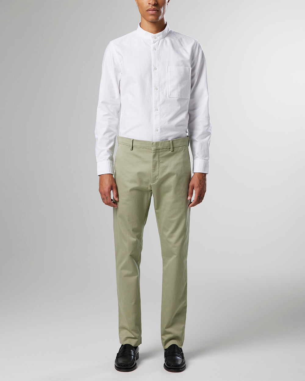 NN07 - Theo 1420 Pant in Oil Green | Buster McGee