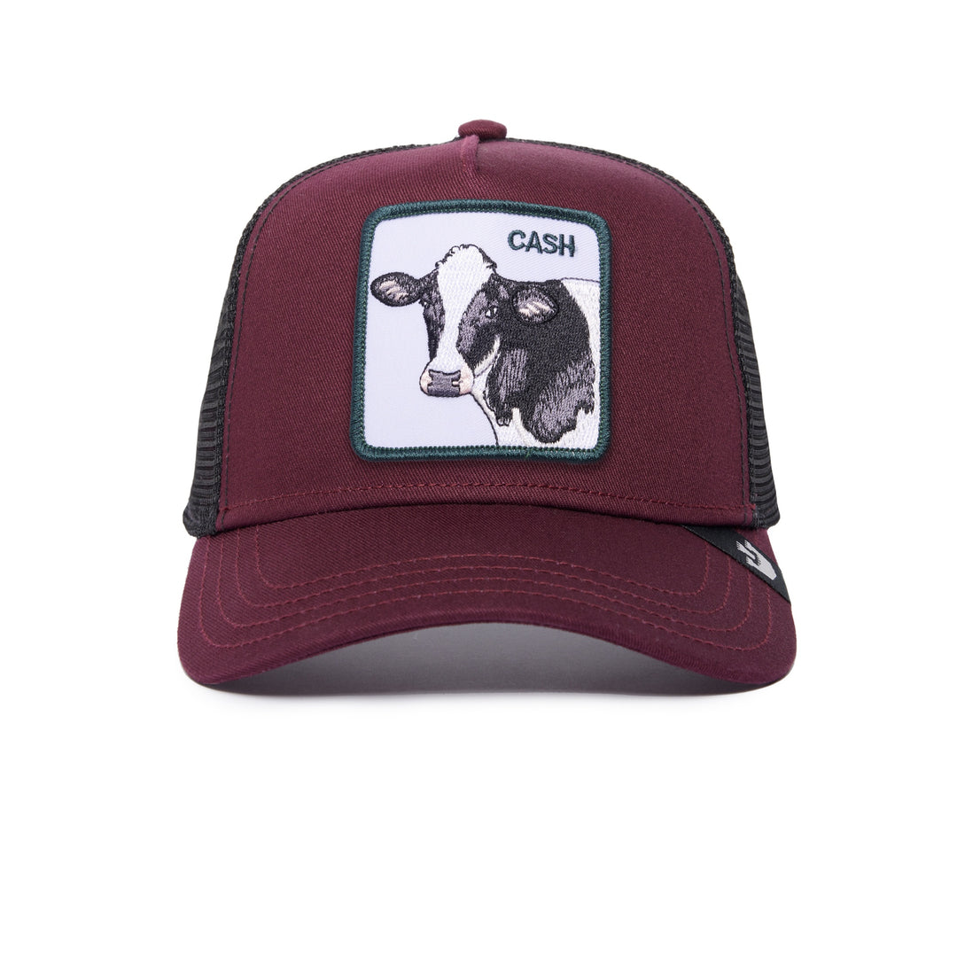 Goorin Bros - The Cash Cow Trucker Cap in Wine | Buster McGee