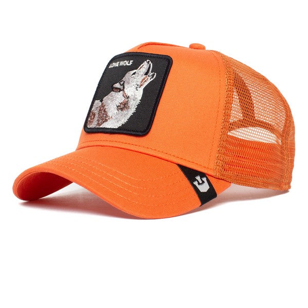 Goorin Bros - The Lone Wolf Trucker Cap in Pumpkin | Buster McGee